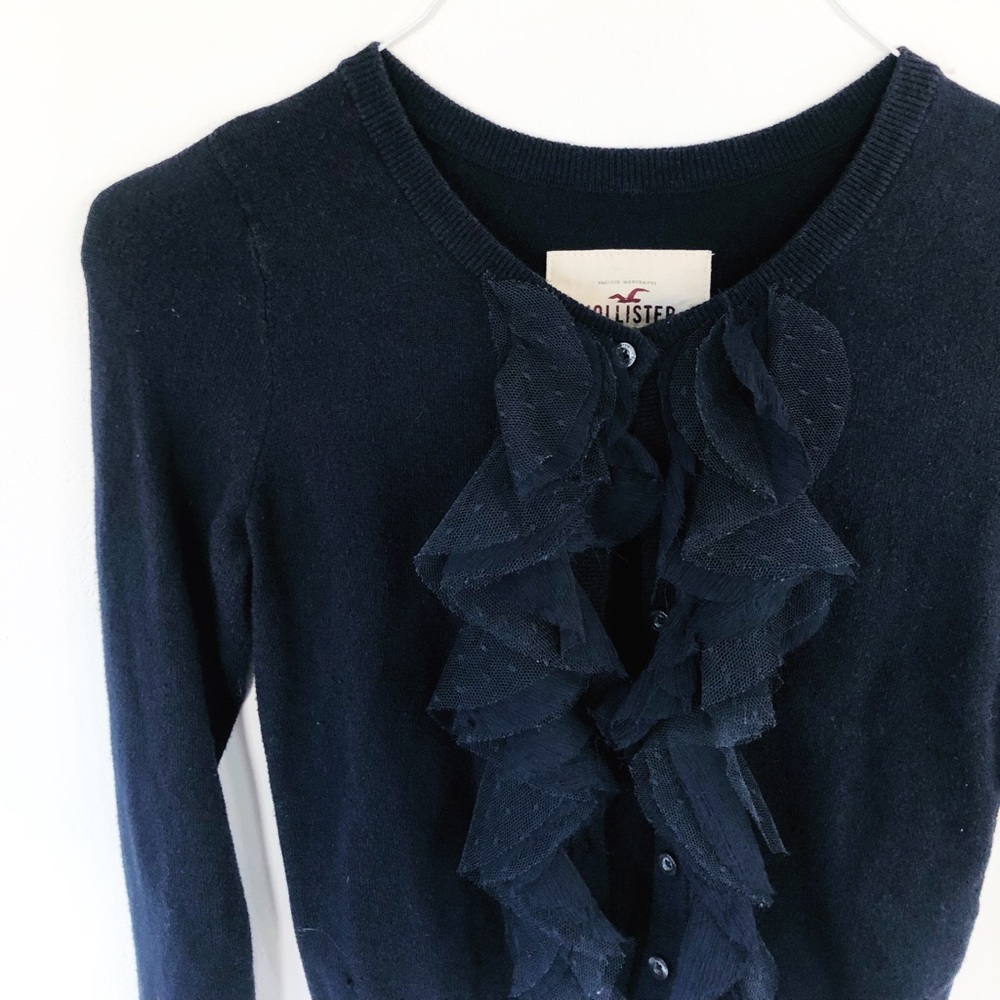 Hollister Ruffle Cardigan - Picture 3 of 7